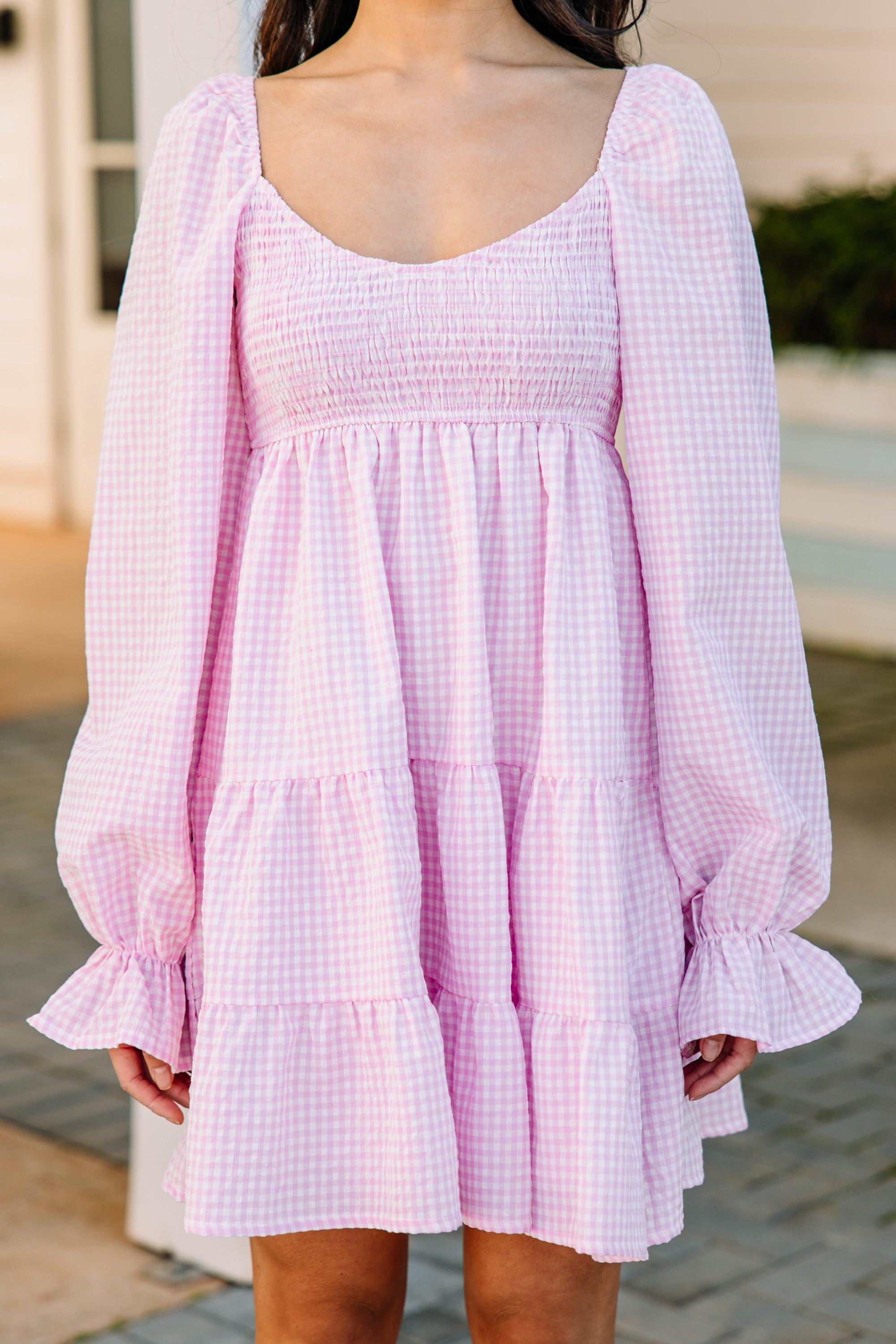 Uniquely You Pink Babydoll Dress