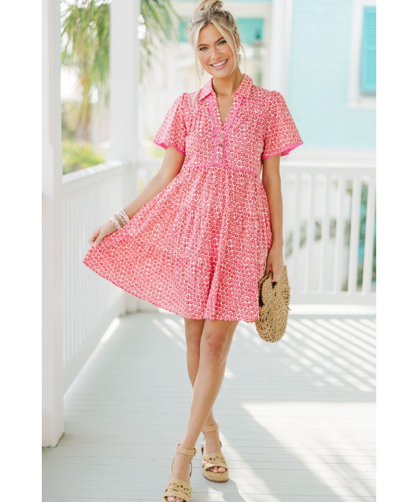 You're The One Pink Floral Dress