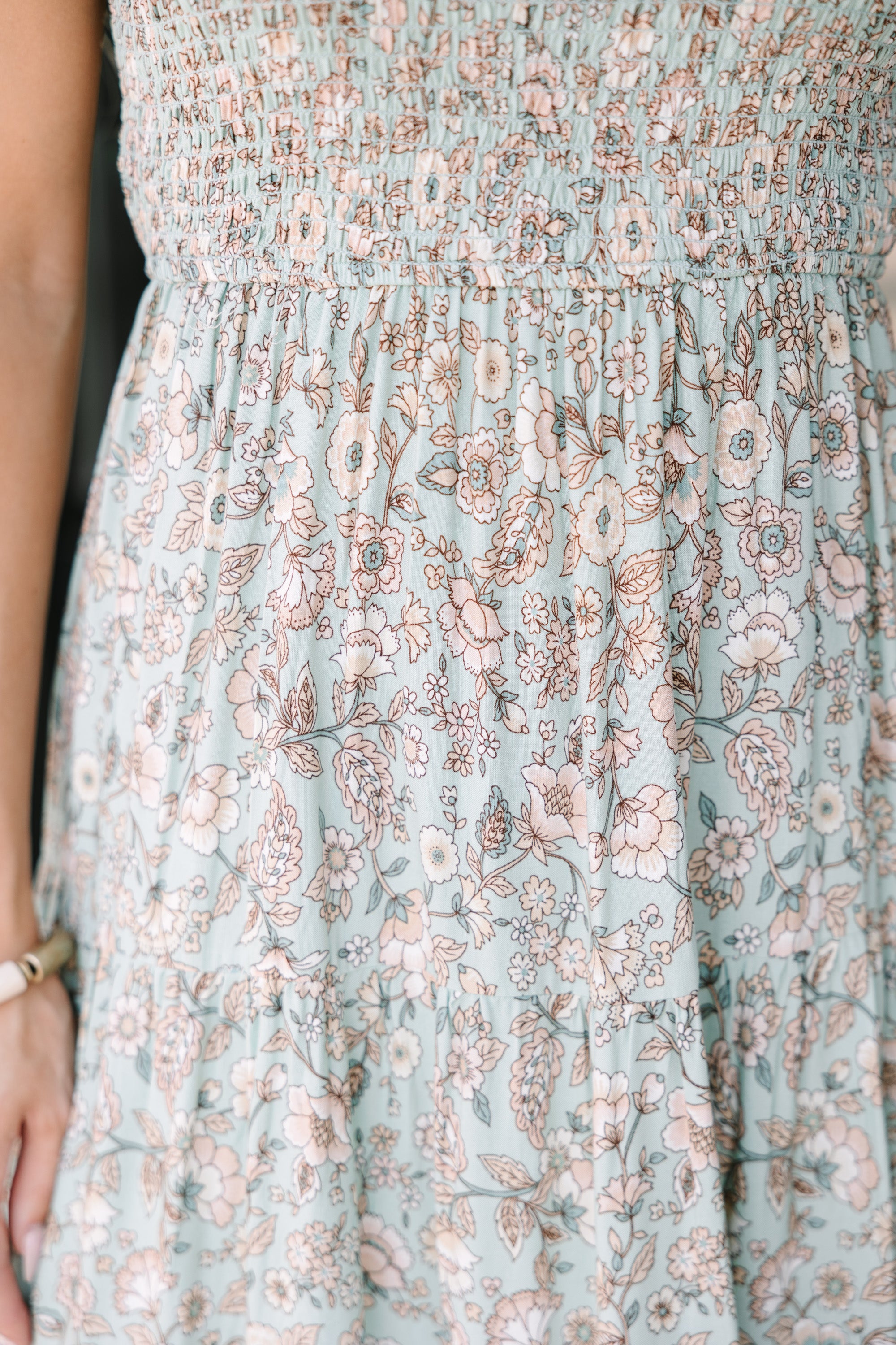 Keep You Close Sage Green Midi Dress