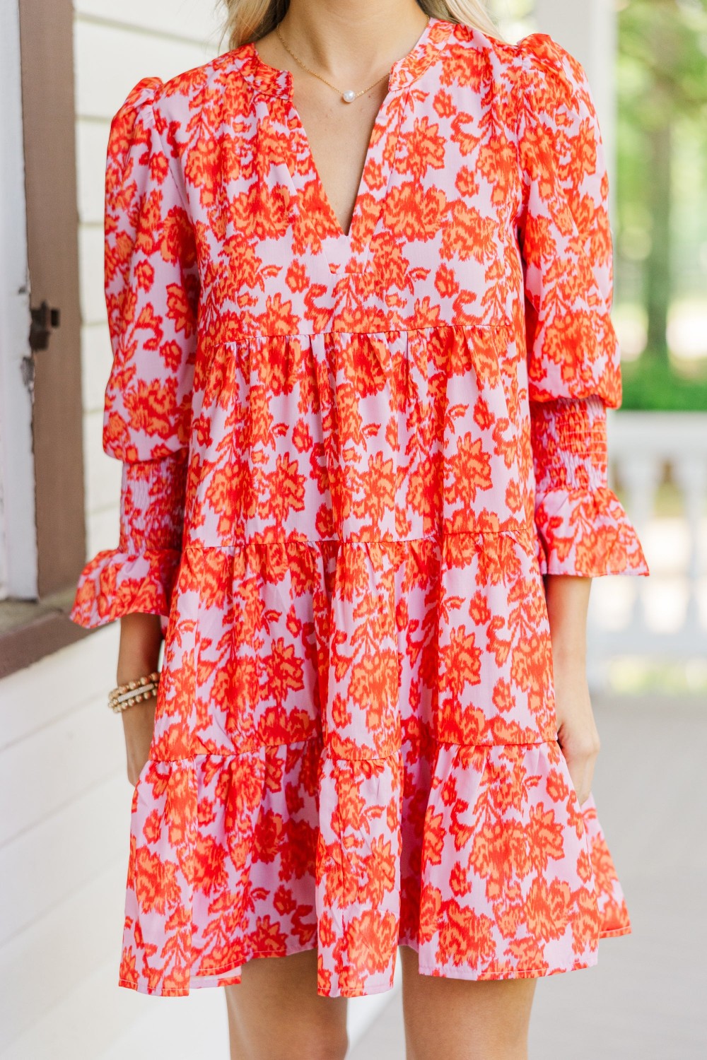 In Your Happy Place Lavender Abstract Dress