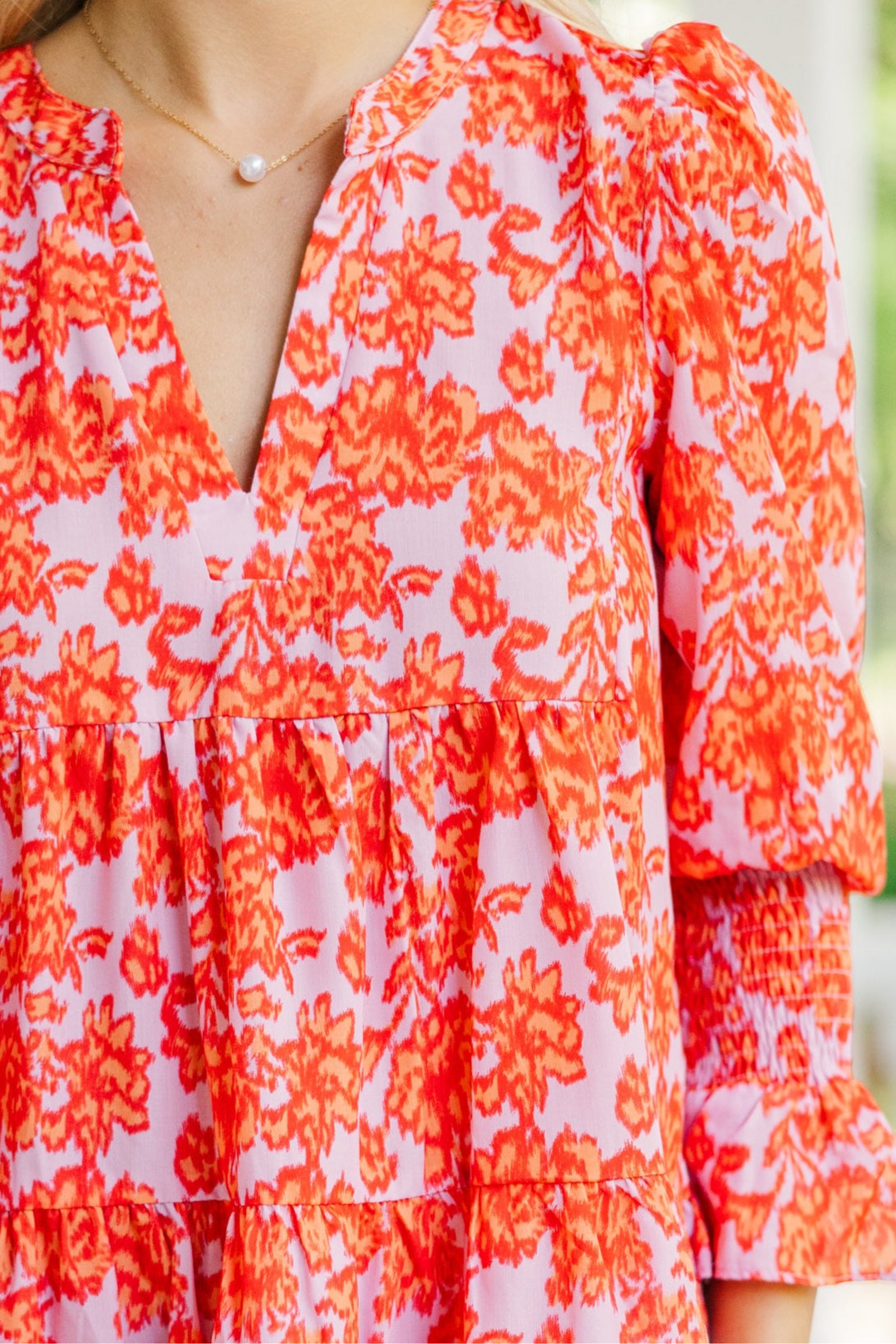 In Your Happy Place Lavender Abstract Dress