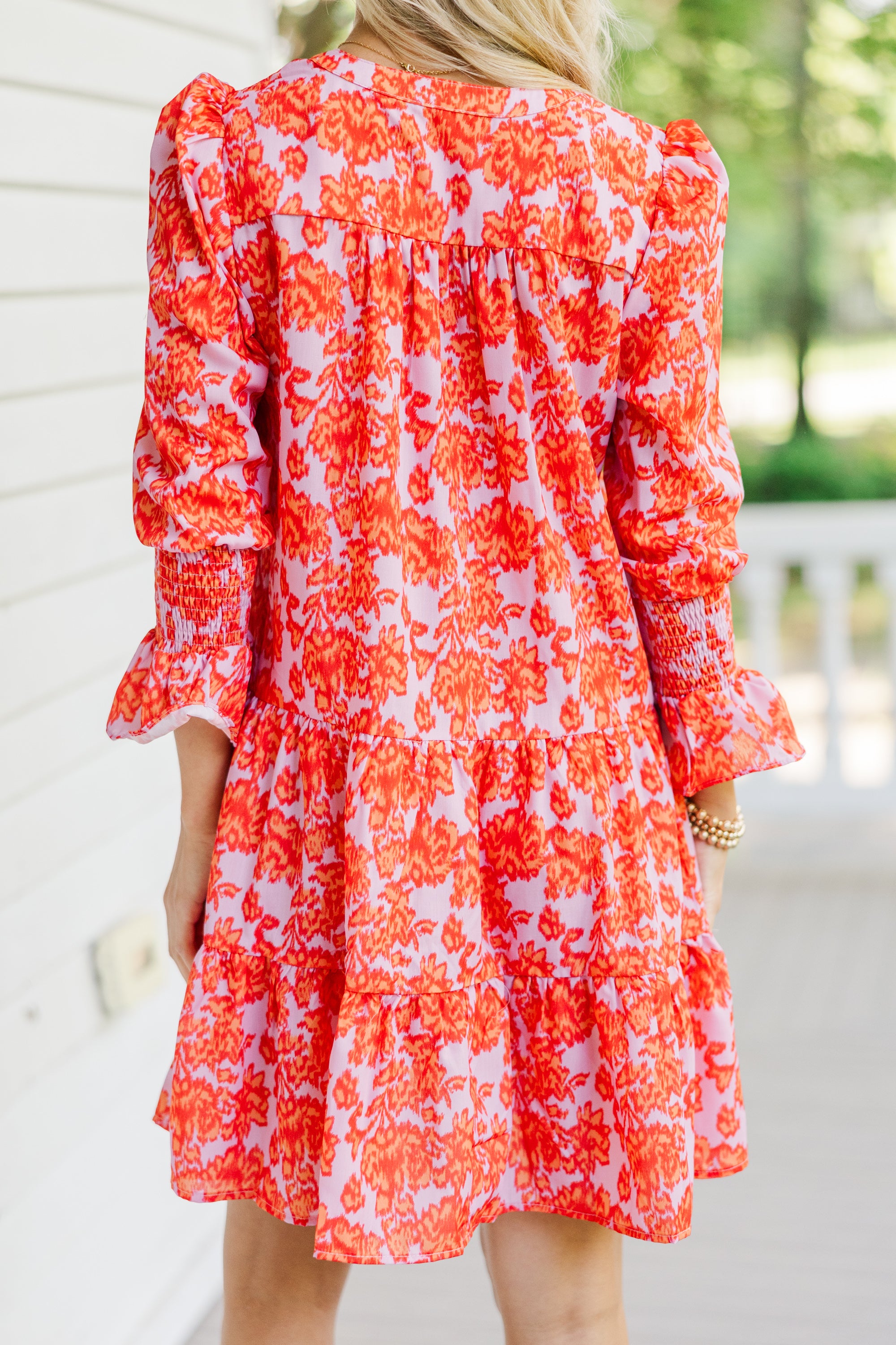 In Your Happy Place Lavender Abstract Dress