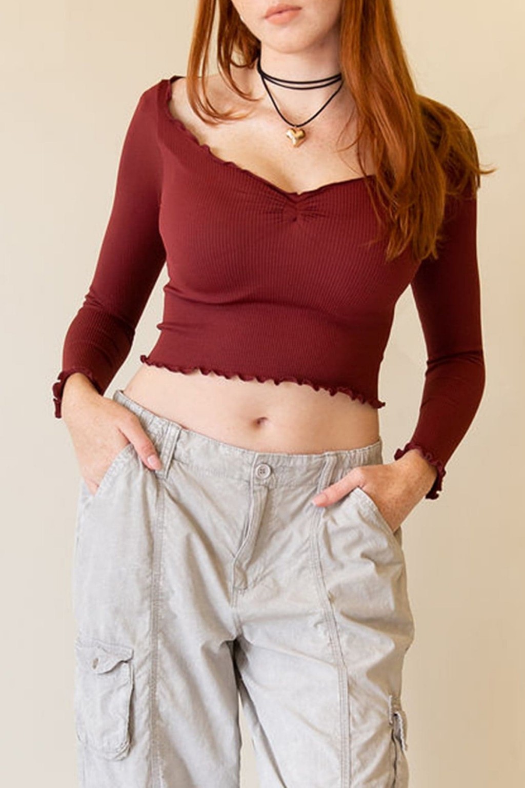Elsie Long Sleeve Seamless Top