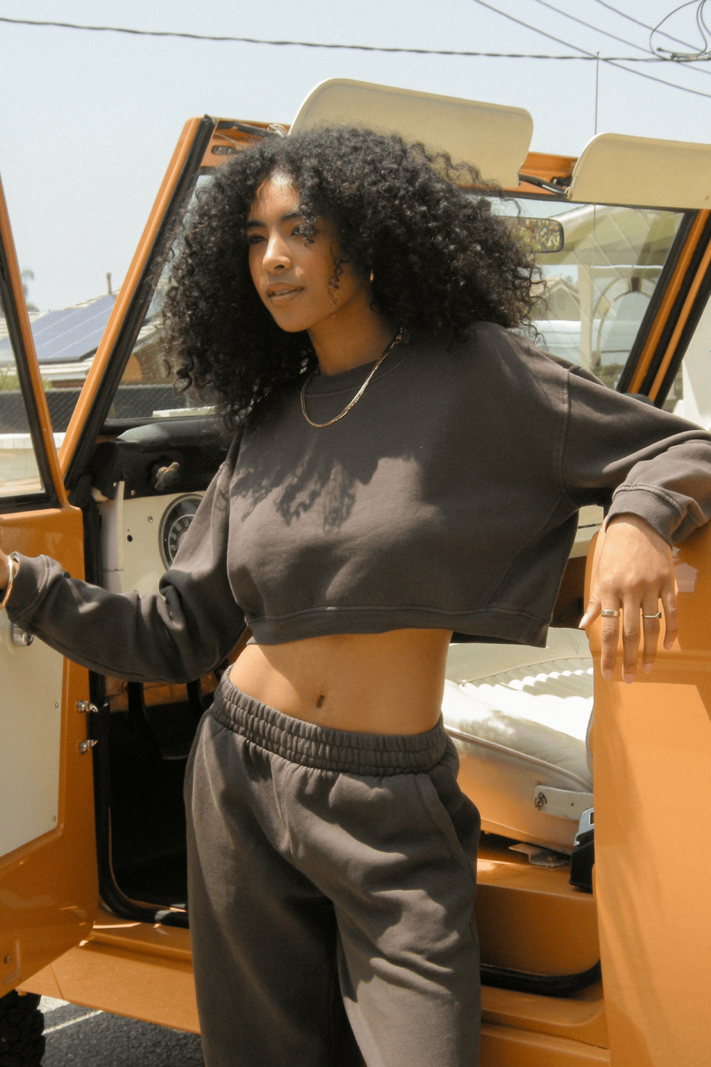 Basic Crop Sweatshirt