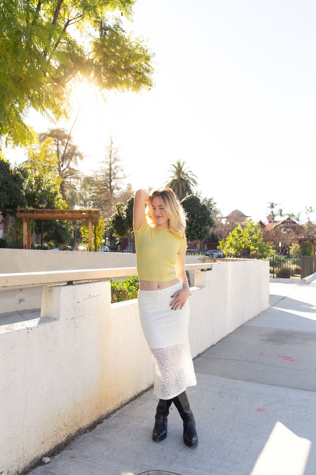 Alicia Backless Short Sleeve Top