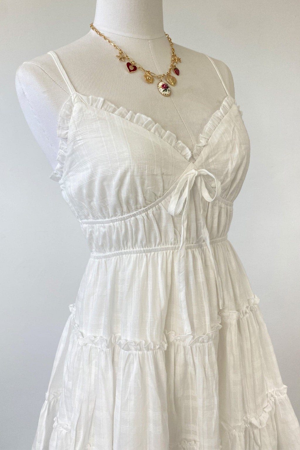 Mini Ruffled Cami Dress