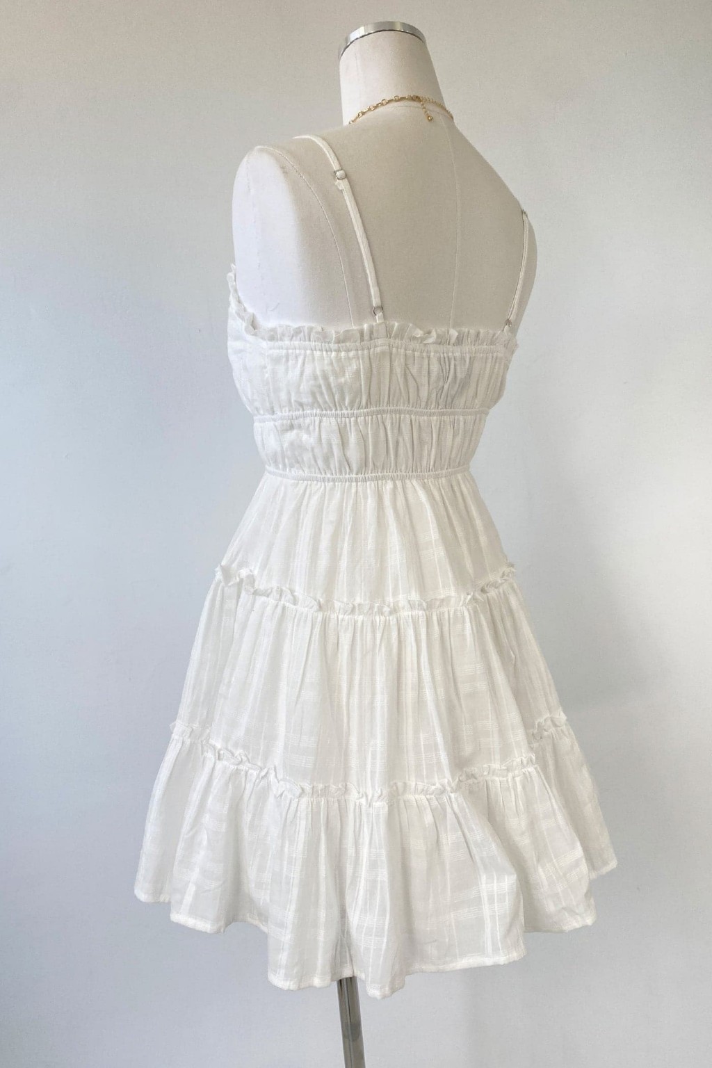 Mini Ruffled Cami Dress