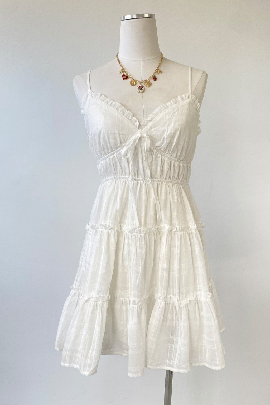 Mini Ruffled Cami Dress