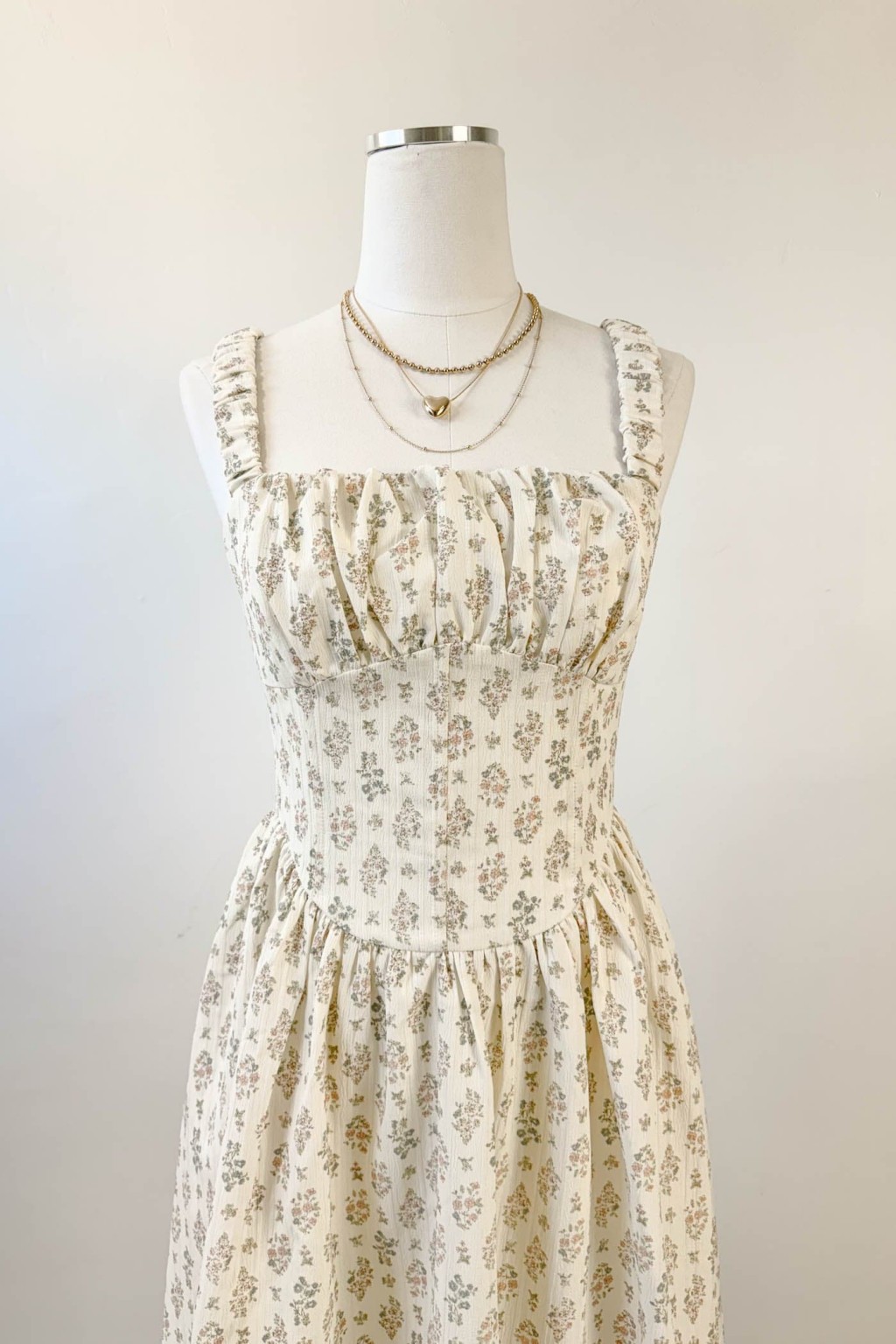Sleeveless Floral Midi Dress